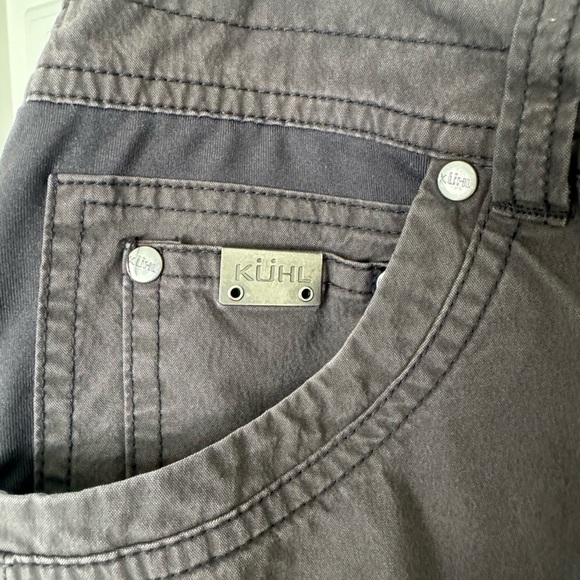 KUHL Radikl Shorts 10" Men's Size 32 Lightweight Stretch Hiking Smoke Gray - Picture 7 of 12